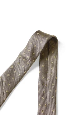Clearance Kapital Silk Twill Maria Tie - Gray Beige