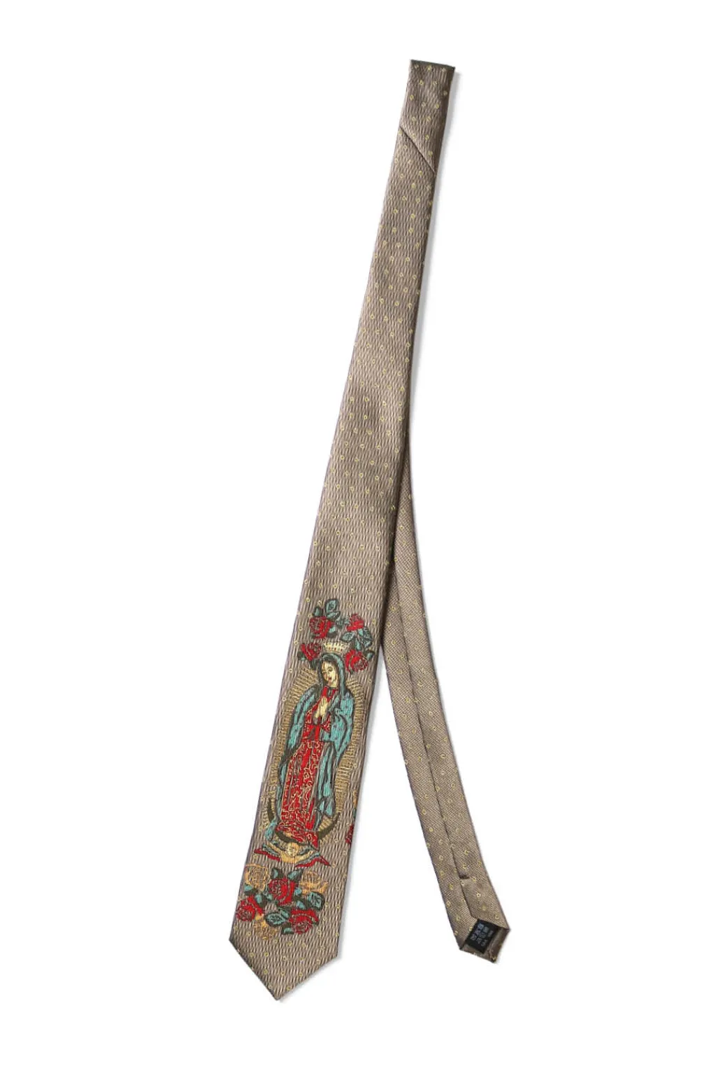 Clearance Kapital Silk Twill Maria Tie - Gray Beige