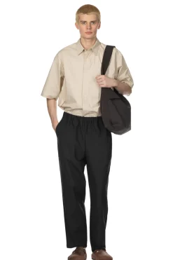 Clearance Still by Hand Slim Tapered Jersey Pants - Black