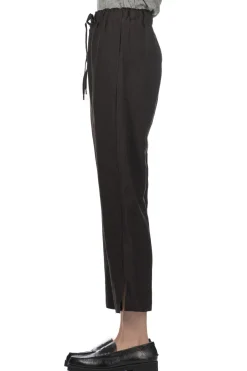 Clearance Manon Slit Easy Pants - Black