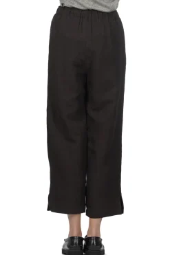 Clearance Manon Slit Easy Pants - Black