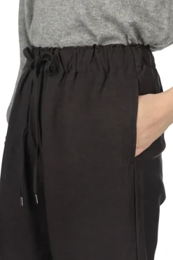 Clearance Manon Slit Easy Pants - Black