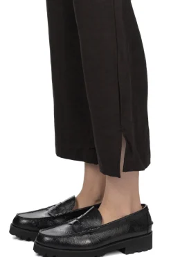 Clearance Manon Slit Easy Pants - Black