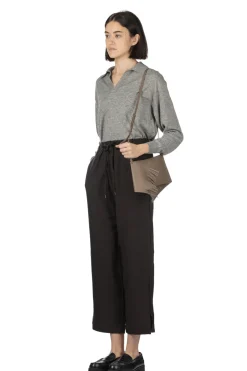 Clearance Manon Slit Easy Pants - Black
