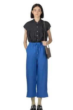 Clearance Manon Slit Easy Pants - Blue