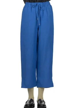Clearance Manon Slit Easy Pants - Blue