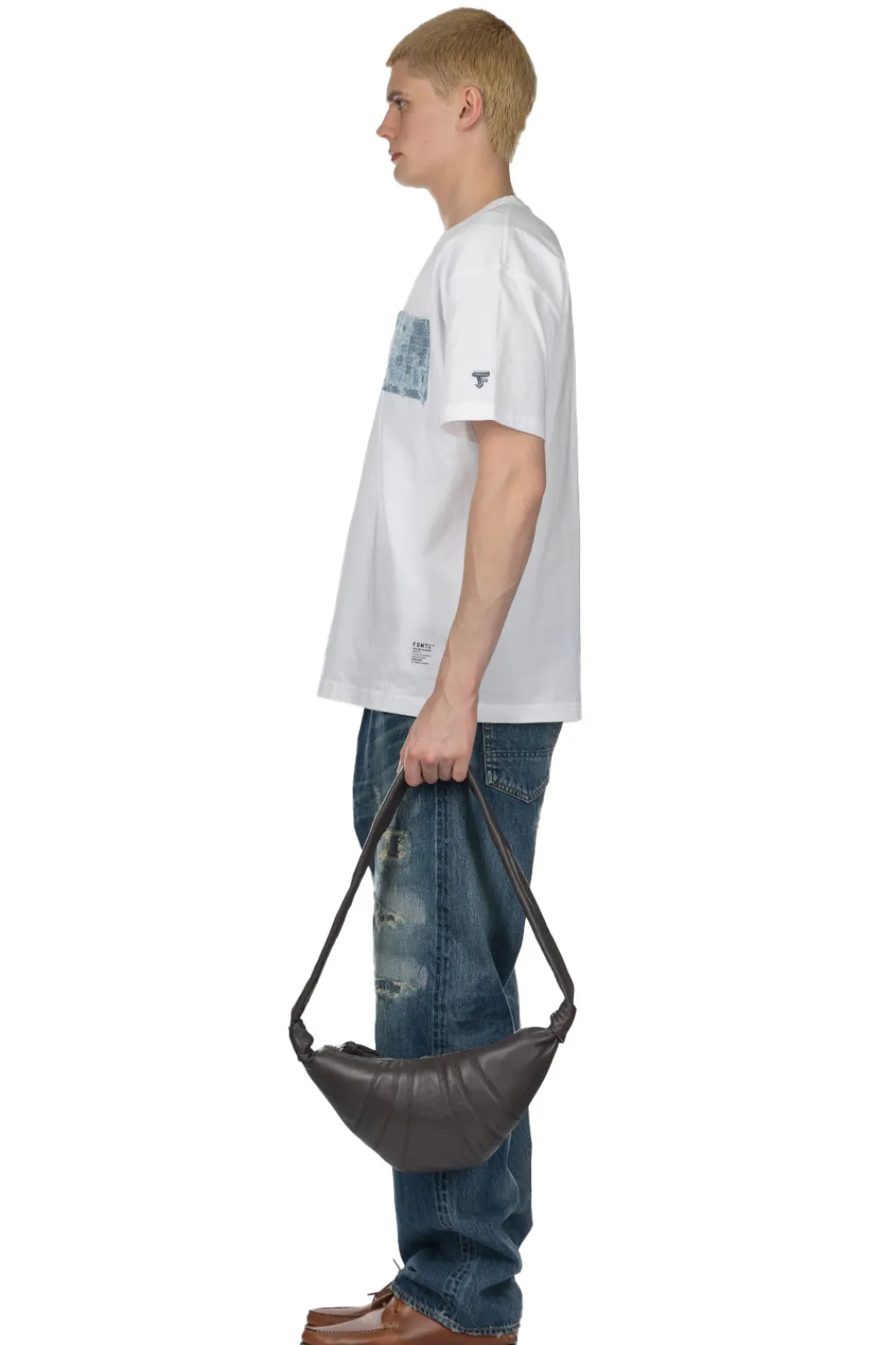 Sale LEMAIRE Small Croissant Bag - Soft Nappa Leather - Mink