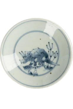 Online Studio Wani Small Plate-Triceratops