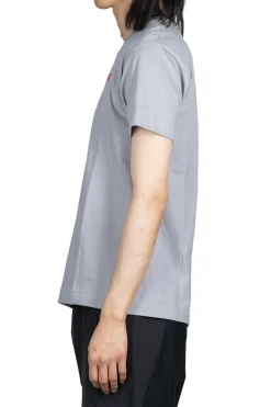 Sale Comme Des Garcons Play Small Red Heart T-Shirt - Grey