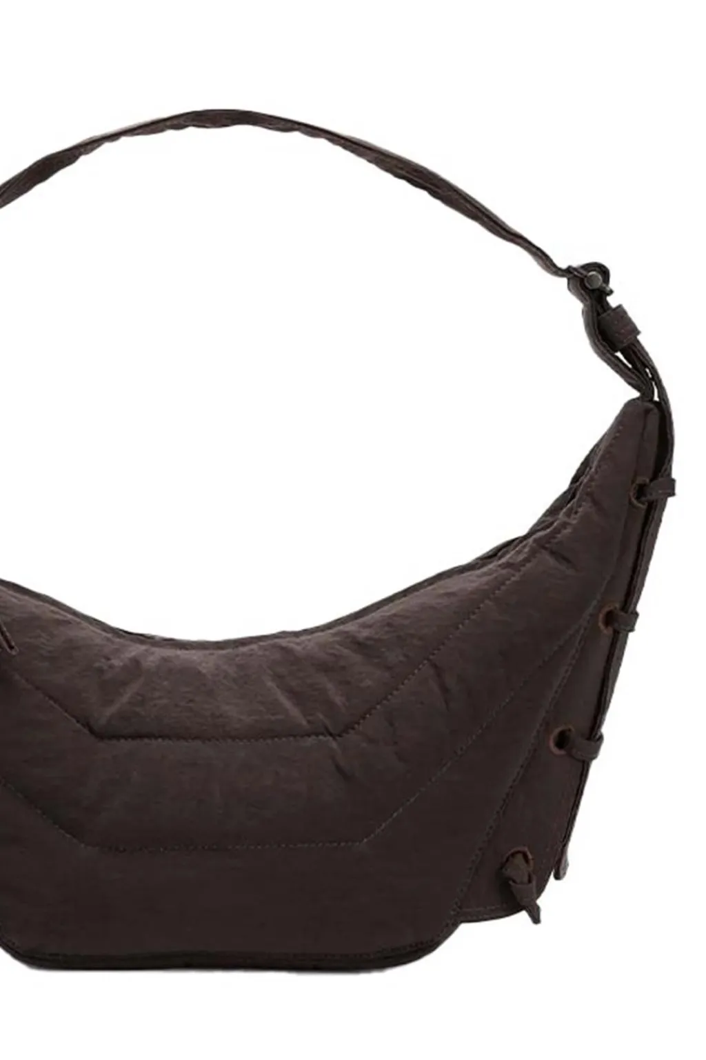 Clearance LEMAIRE Small Soft Game Bag - Dark Chocolate