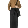 Sale Nachukara Soft Chino Tuck Pants - Black - Black