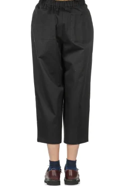Sale Nachukara Soft Chino Tuck Pants - Black - Black