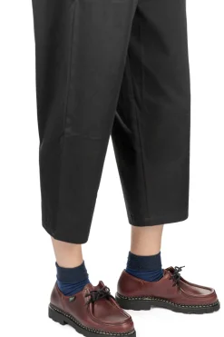 Sale Nachukara Soft Chino Tuck Pants - Black - Black