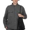 Clearance CFCL Soft Milan Rib Shirt - Iron Grey