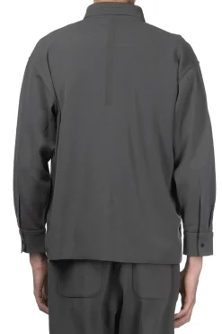 Clearance CFCL Soft Milan Rib Shirt - Iron Grey
