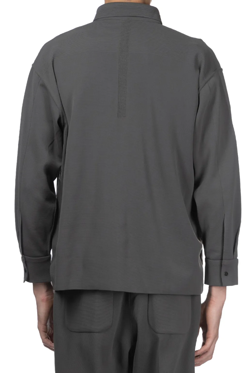 Clearance CFCL Soft Milan Rib Shirt - Iron Grey