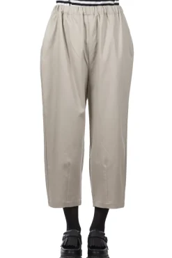 Hot Nachukara Soft Twill Wide Pants - Greige