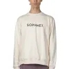 Sale SOPHNET . Logo Crewneck Sweat - White