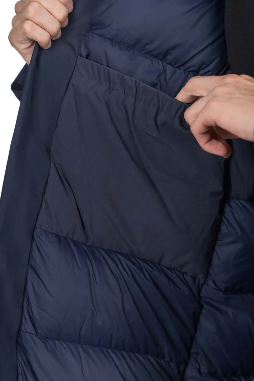 Online Veilance Sorin Down Parka - Black Sapphire