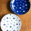 Best Tokyo Pixel Space Invaders Plate in Blue or White