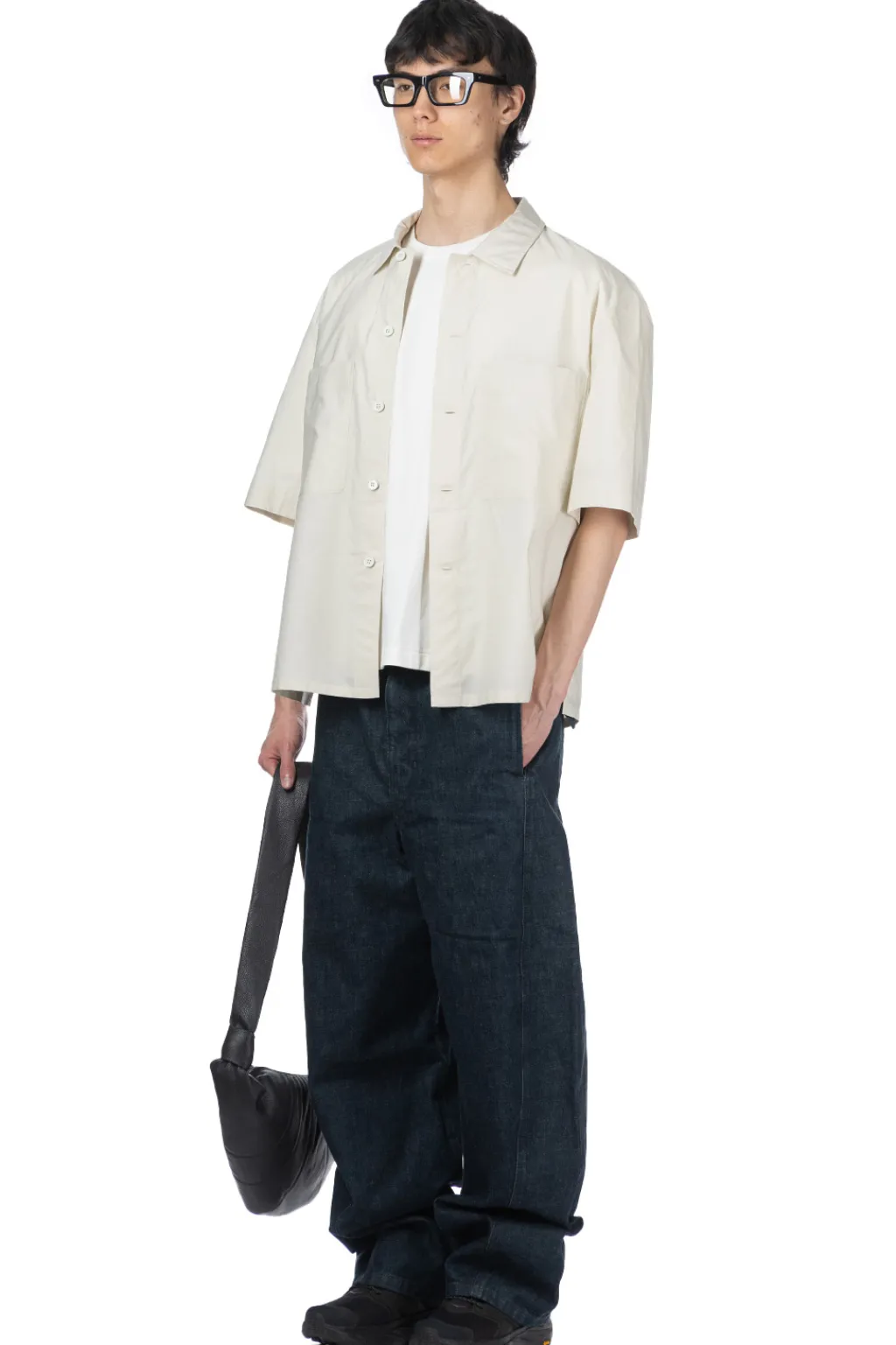 Clearance LEMAIRE SS Pyjama Shirt - Pale Mastic