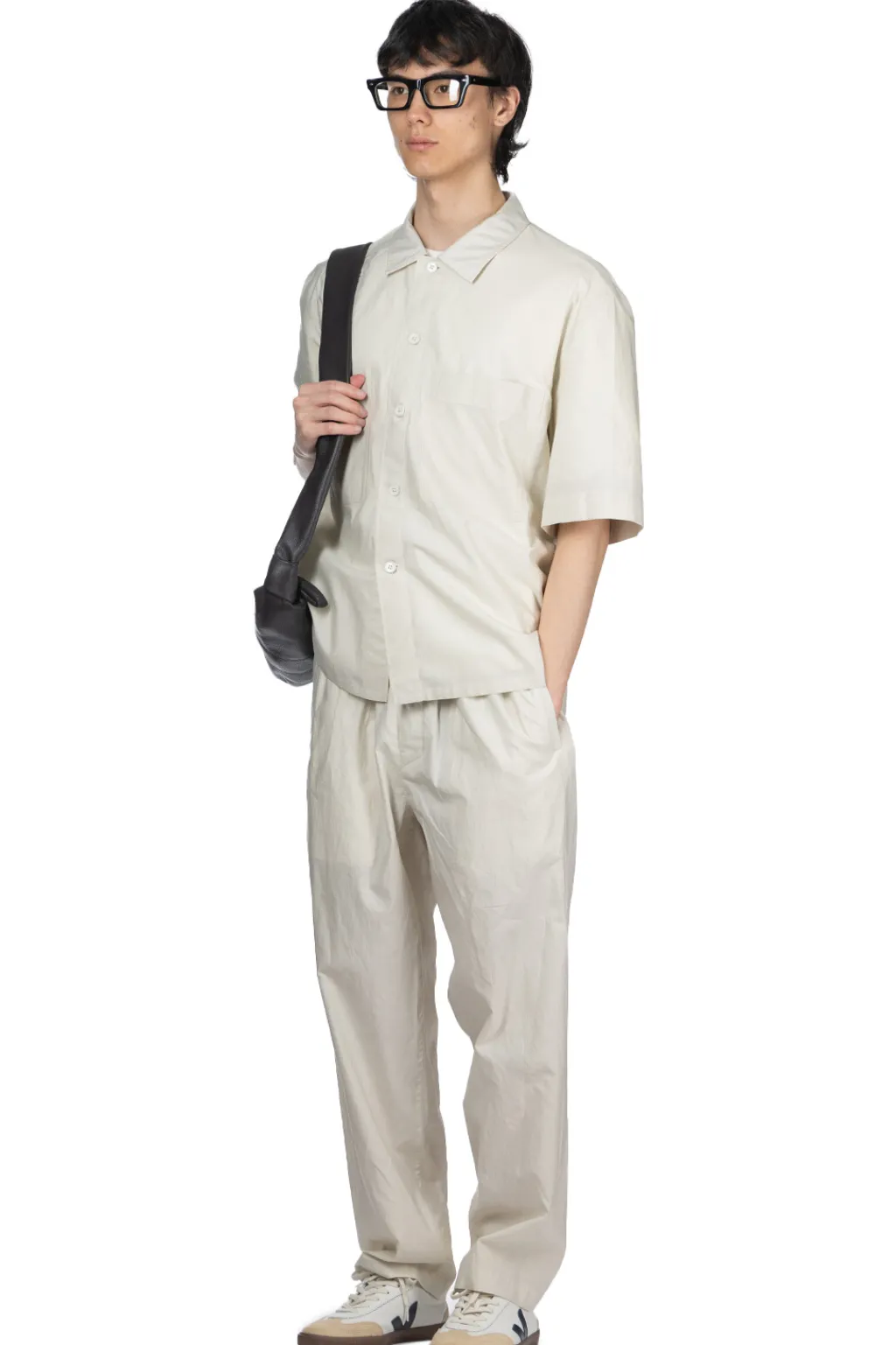 Clearance LEMAIRE SS Pyjama Shirt - Pale Mastic