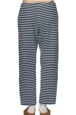 Discount Engineered Garments STK Pant - Navy White PC Stripe