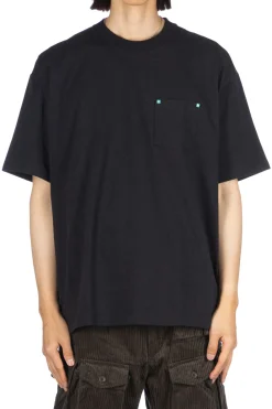 Sale DISCOVERED Studded Pocket Tee - Black