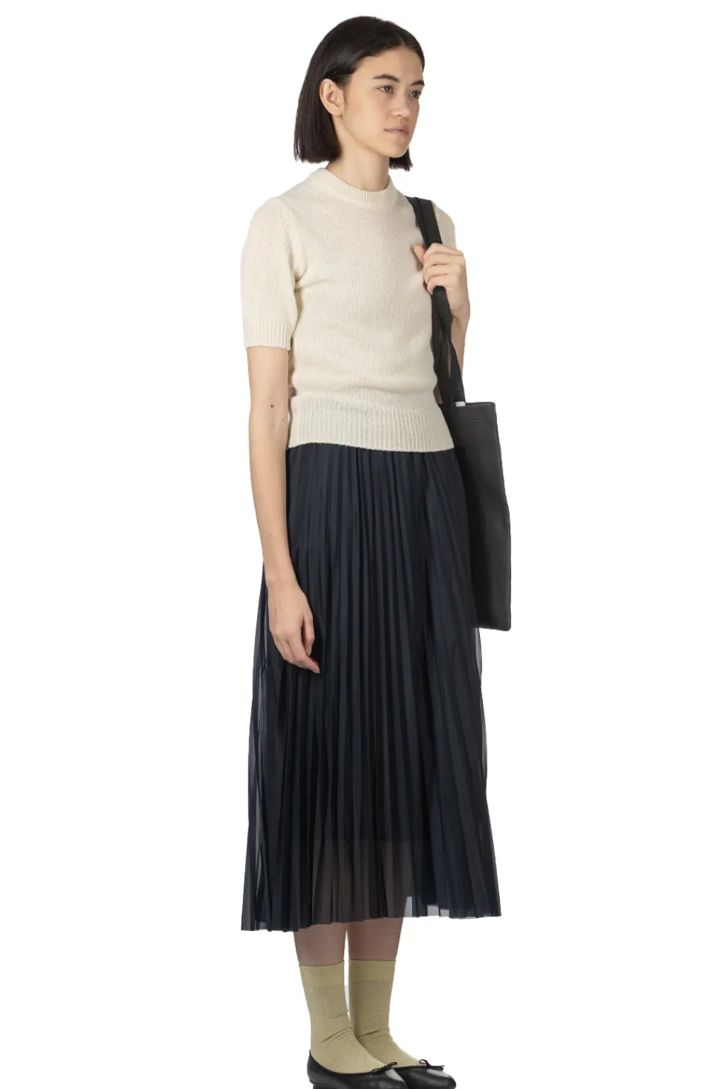 Outlet AURALEE Summer Cashmere Knit Tee