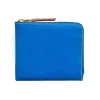 Best Comme Des Garcons Wallets Super Fluo Half Zip Wallet - Blue Green