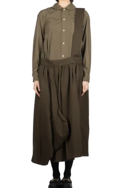 Outlet Comme Des Garcons Comme Des Garcons Suspender Skirt - Khaki