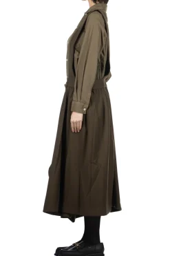 Outlet Comme Des Garcons Comme Des Garcons Suspender Skirt - Khaki