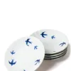Best Mino Pottery Swallow 15cm Plate Set of 5