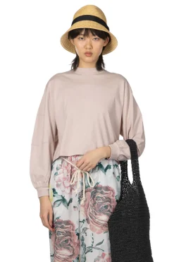 Sale Manon Swich Sleeve LS Tee - Pink