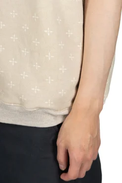 Online Kapital 30/-SWT Knit Bandana BIG Vest - Natural
