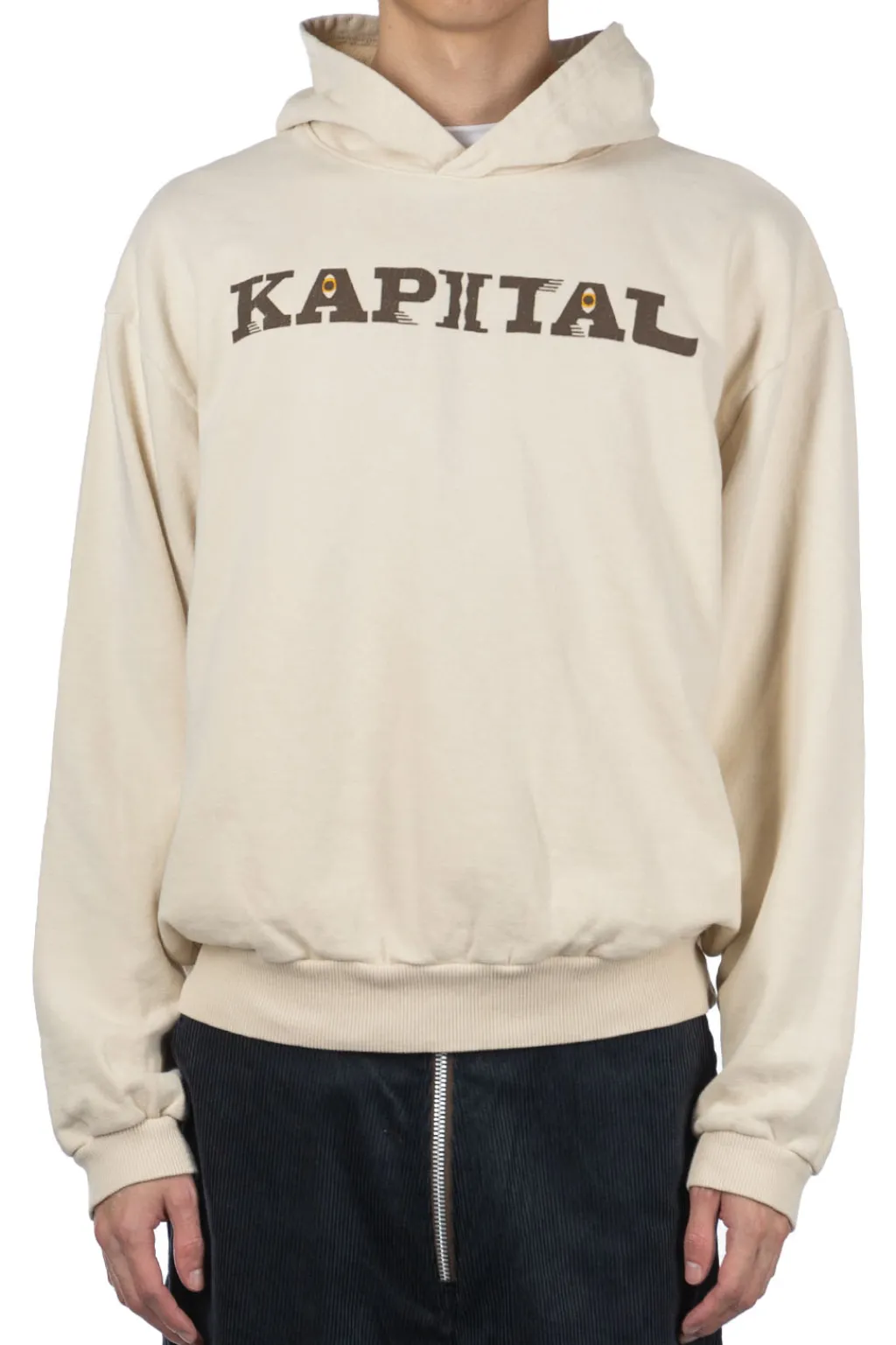 Fashion Kapital SWT Knit Hoodie (SPEAKEASY ) - Natural
