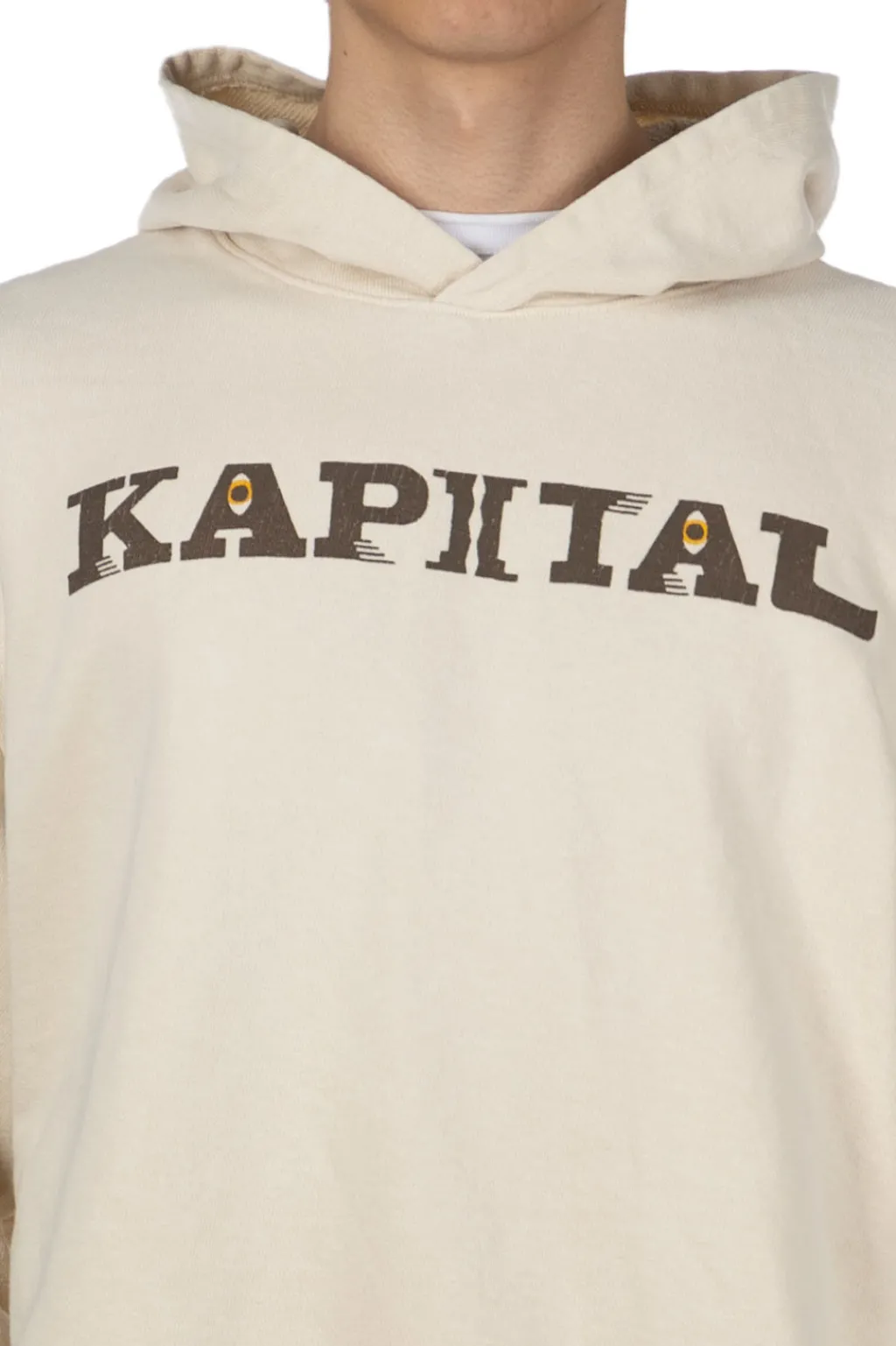 Fashion Kapital SWT Knit Hoodie (SPEAKEASY ) - Natural
