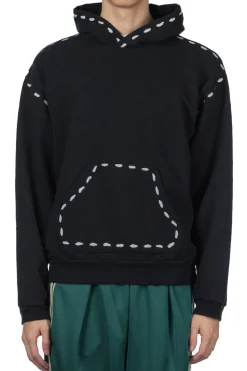 Discount Kapital SWT Knit MARIONETTE Hoodie - Black