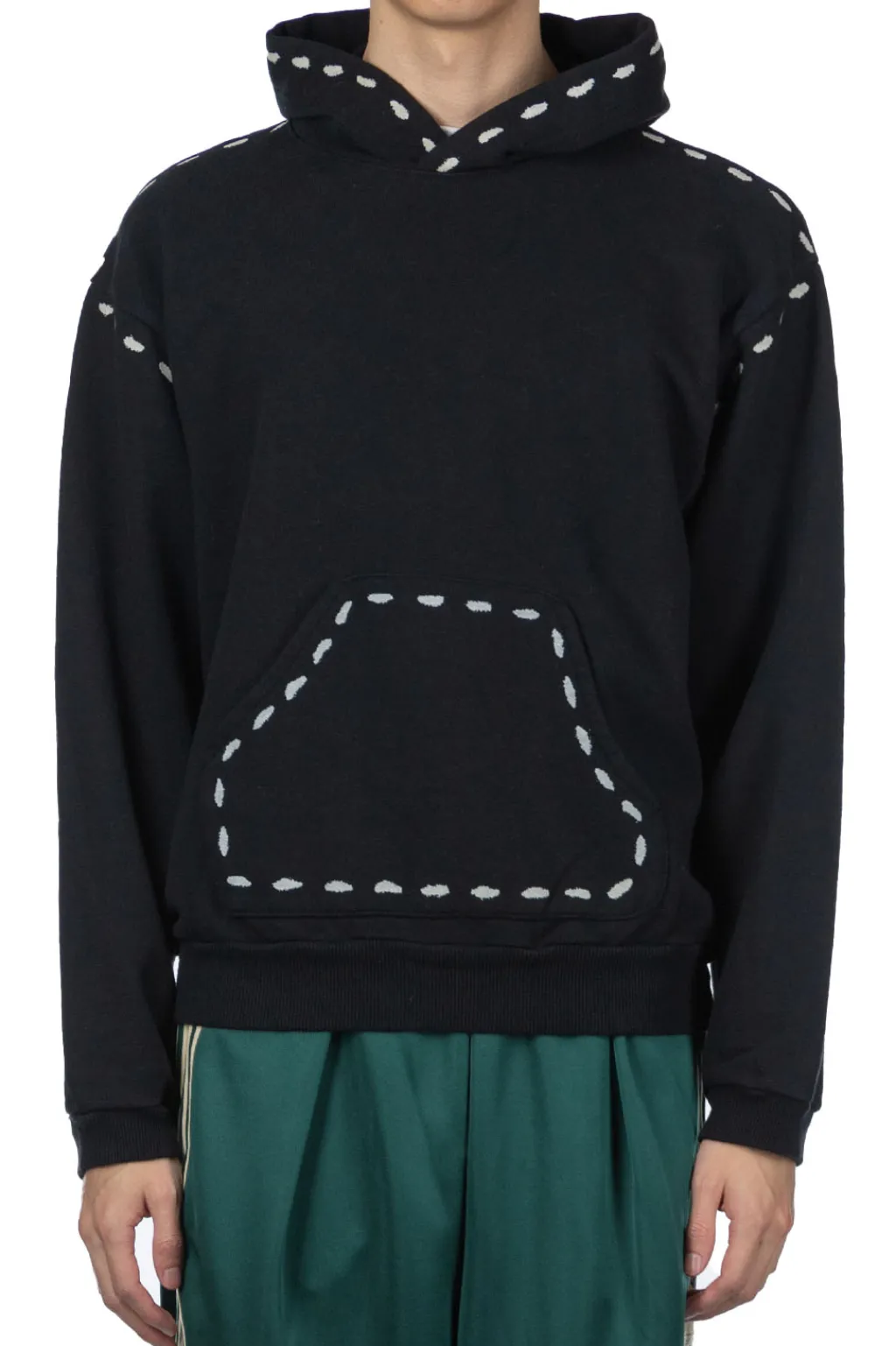 Discount Kapital SWT Knit MARIONETTE Hoodie - Black