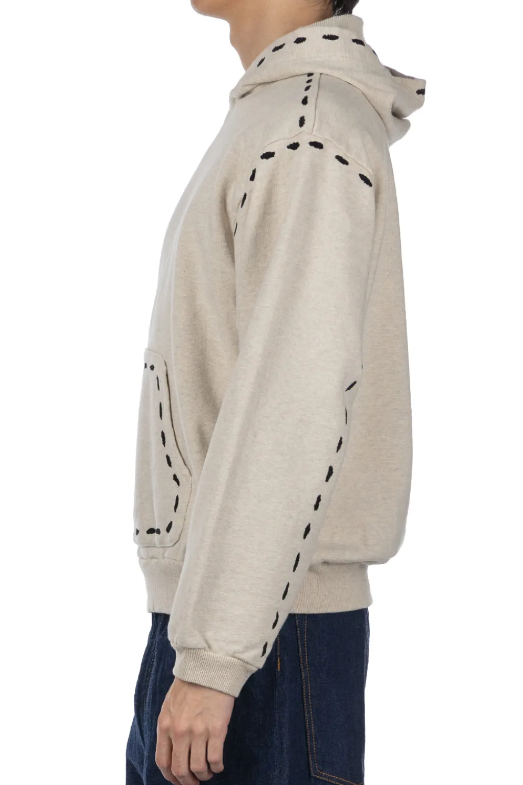 Fashion Kapital SWT Knit MARIONETTE Hoodie - Natural