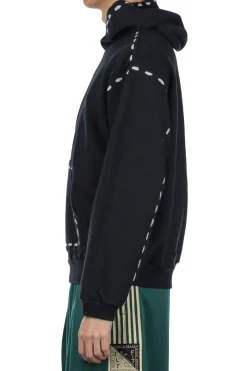 Discount Kapital SWT Knit MARIONETTE Hoodie - Black