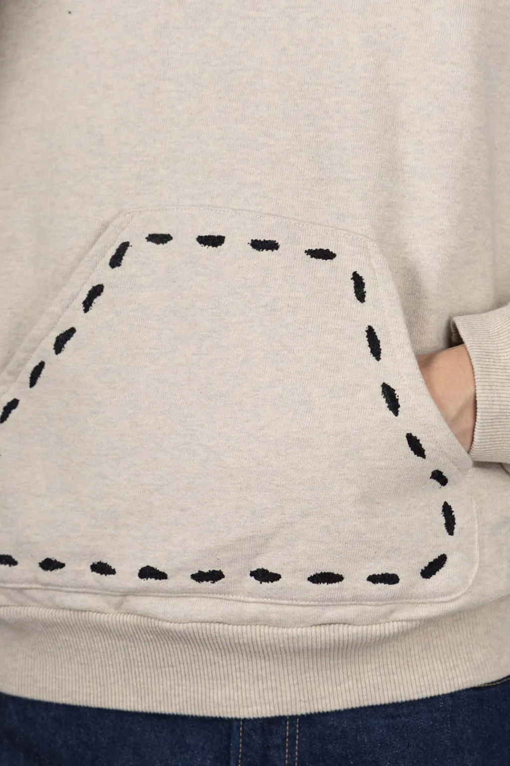 Fashion Kapital SWT Knit MARIONETTE Hoodie - Natural