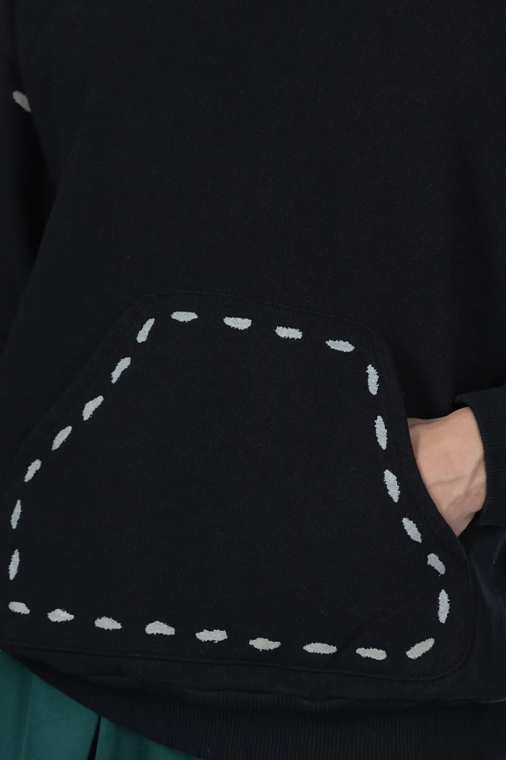 Discount Kapital SWT Knit MARIONETTE Hoodie - Black