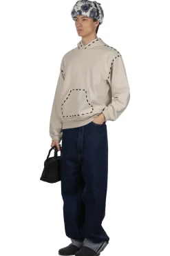 Fashion Kapital SWT Knit MARIONETTE Hoodie - Natural