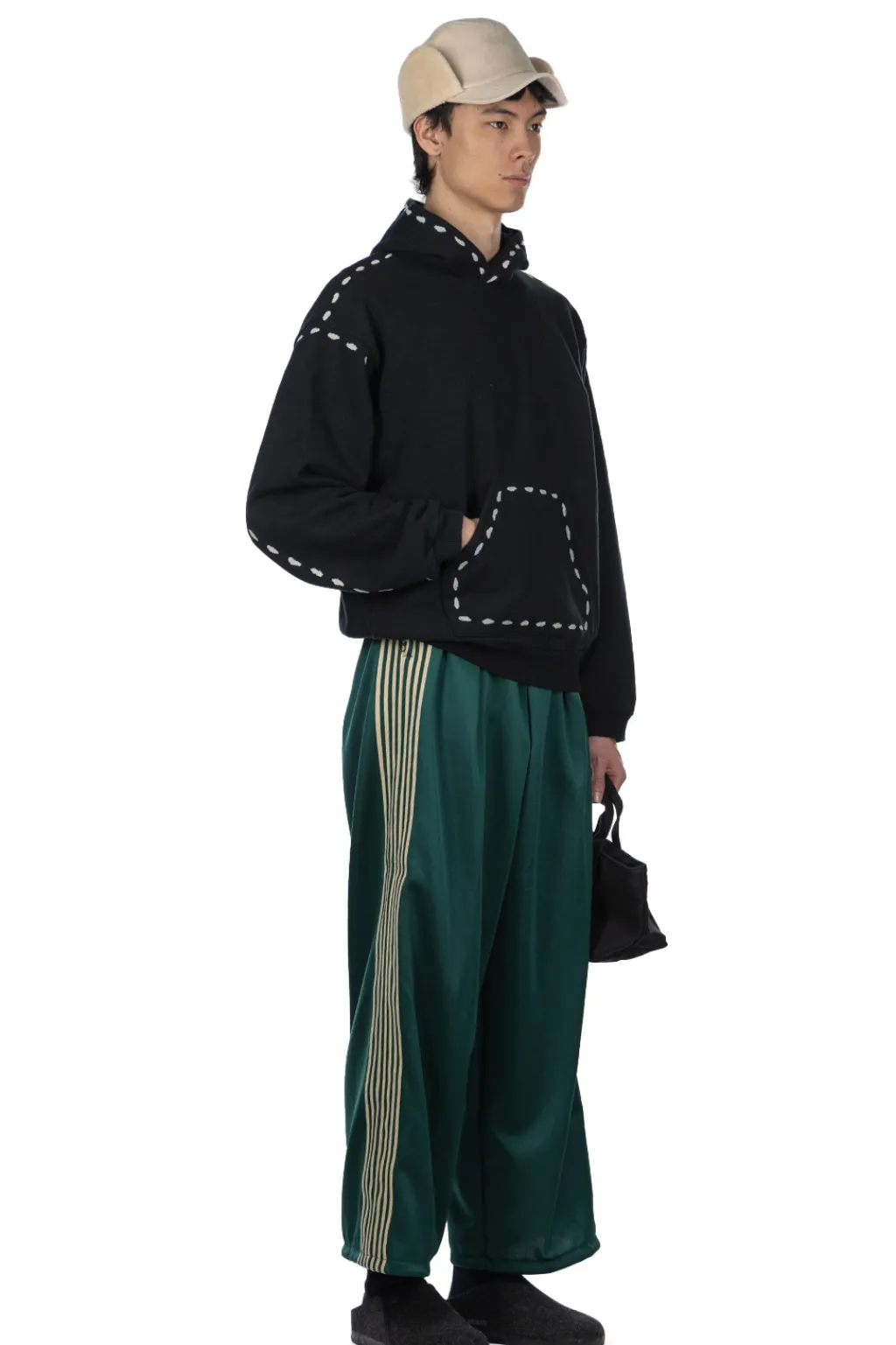 Discount Kapital SWT Knit MARIONETTE Hoodie - Black