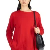 Sale NARU Tasmanian Lambswool Pullover - Red