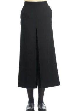 New AURALEE TENSE WOOL DOUBLE CLOTH SKIRT - Black