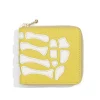 Hot Kapital Thumb-Up Bone Band Zip Wallet - Lime