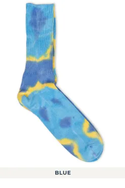 Clearance Anonymous Ism Tie Dye Crew Socks in 4 Color Choices