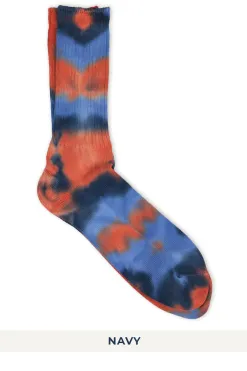 Clearance Anonymous Ism Tie Dye Crew Socks in 4 Color Choices
